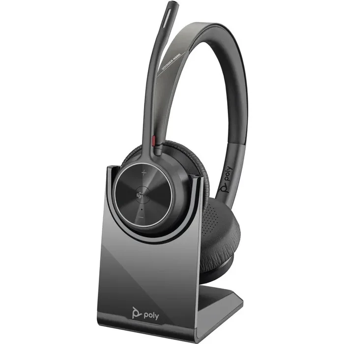 Poly Voyager 4320 Headset With Charge Stand – Stereo, Mono – Wired/Wireless – Bluetooth –