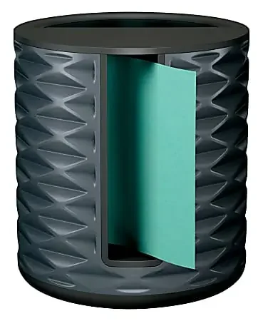 Post-it® Pop Up Aqua Notes Vertical Dispenser – 3″ x 3″ Note – Dark Gray