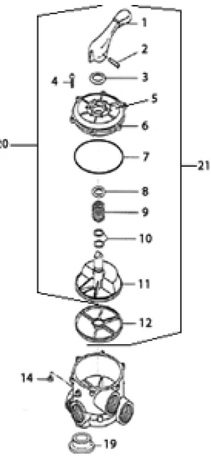 PRAHER SPRING WASHER | E-8-S3
