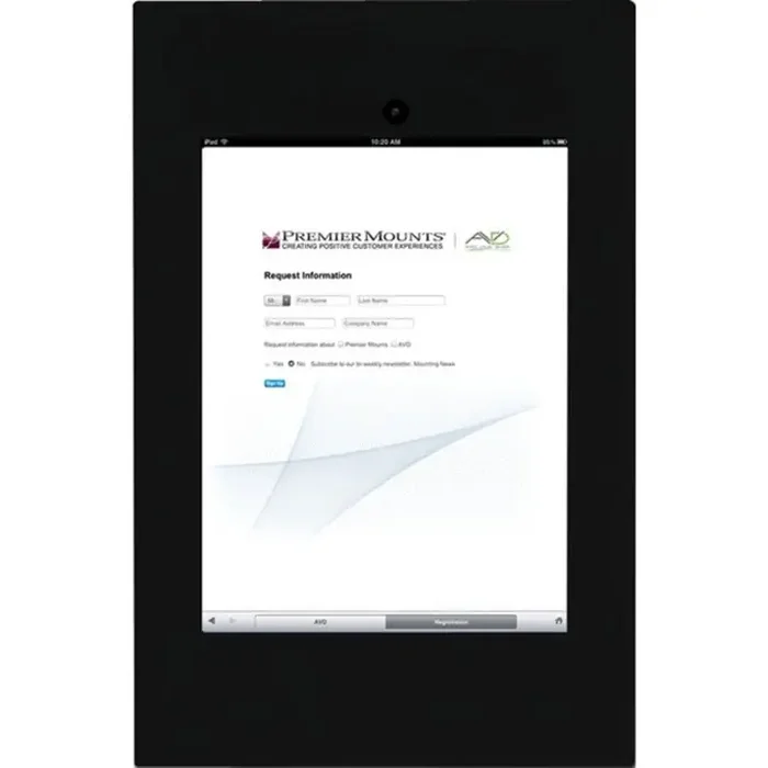 Premier Mounts Ipm-720 Wall Mount For Ipad – Black