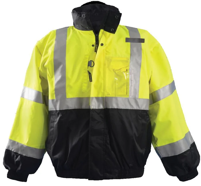 Premium Black Bottom Bomber Jacket – 2XL LUX-TJBJ-B-XXL