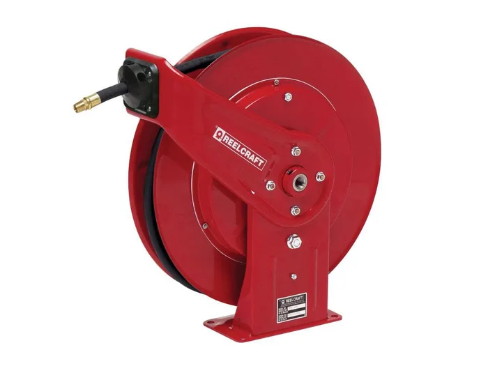 Pressure Wash Hose Reel with Hose Steel 3/8in x 50′ PW7650 OHP
