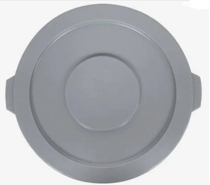 Pro Series Lid for 55 Gallon Trash Can Plastic Grey CATC-L-55G