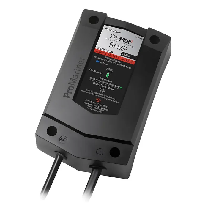 ProMariner ProMar1 DS Digital – 5 Amp – 1 Bank Charger