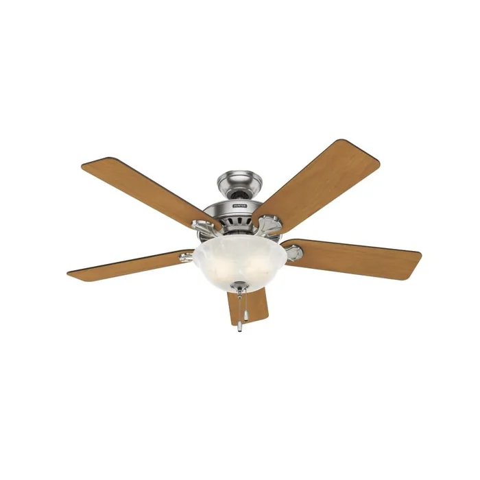 Pros Best Ceiling Fan 52in Brushed Nickel Chestnut 53249E
