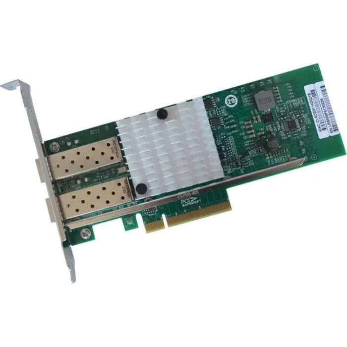 Qlogic Compatible QLE8362-CU-CK – Functionally Identical 10Gb Dual-Port PCI Express x8 Network Interface Card (NIC) 2x Open SFP+ Ports Intel 82599 Chipset Based