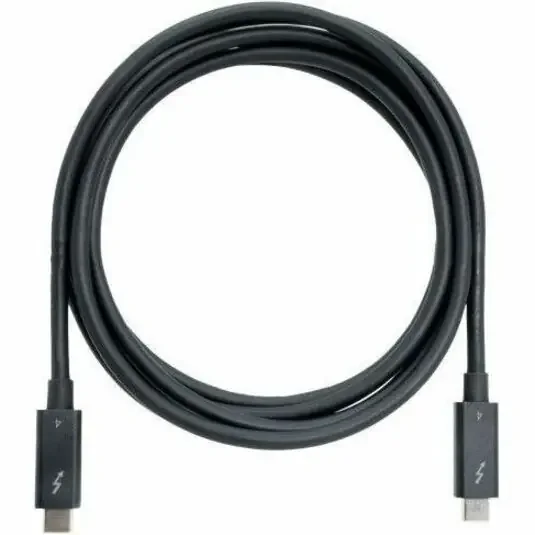 QNAP Thunderbolt 4 Active 40Gb/s 2m USB Type-C Cable – 6.56 ft Thunderbolt 4/USB-C Data Tr