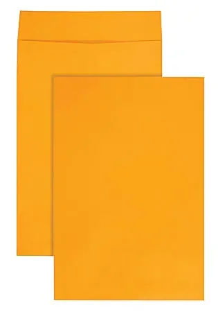 Quality Park® Jumbo 12 1/2″ x 18 1/2″ Manila Catalog Envelopes, Flap Closure, Brown, Pack Of 25