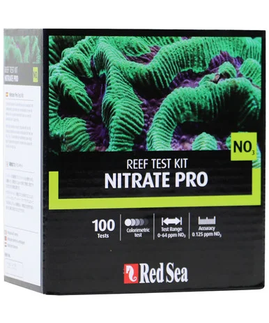 Red Sea Nitrate Pro (NO3) – High Definition comparator test kit (100 tests) – incl. professional colorimetric comparator