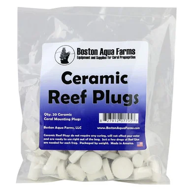 Reef Plugs 20 count by Boston Aqua Farms (Ceramic)