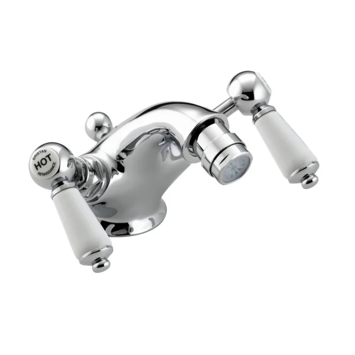 Renaissance Mono Bidet Mixer With Pop Up Waste Chrome