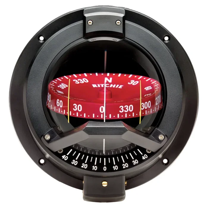 Ritchie BN-202 Navigator Compass – Bulkhead Mount – Black
