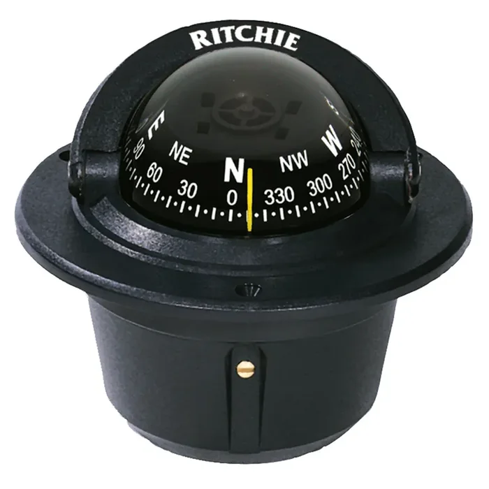 Ritchie F-50 Explorer Compass – Flush Mount – Black