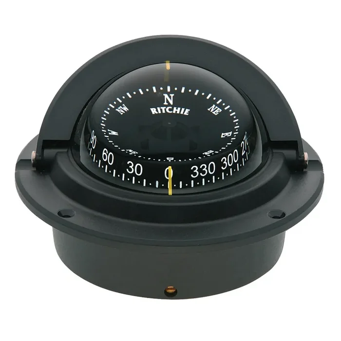 Ritchie F-83 Voyager Compass – Flush Mount – Black