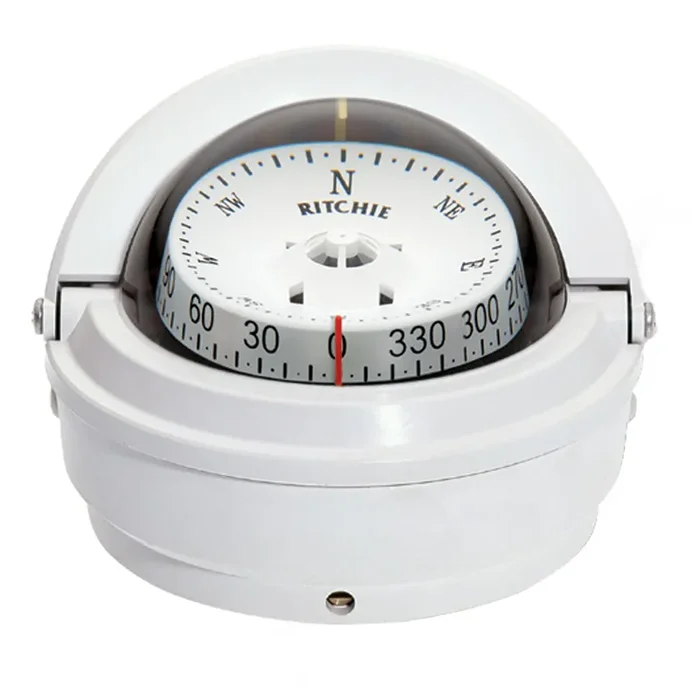 Ritchie S-87W Voyager Compass – Surface Mount – White