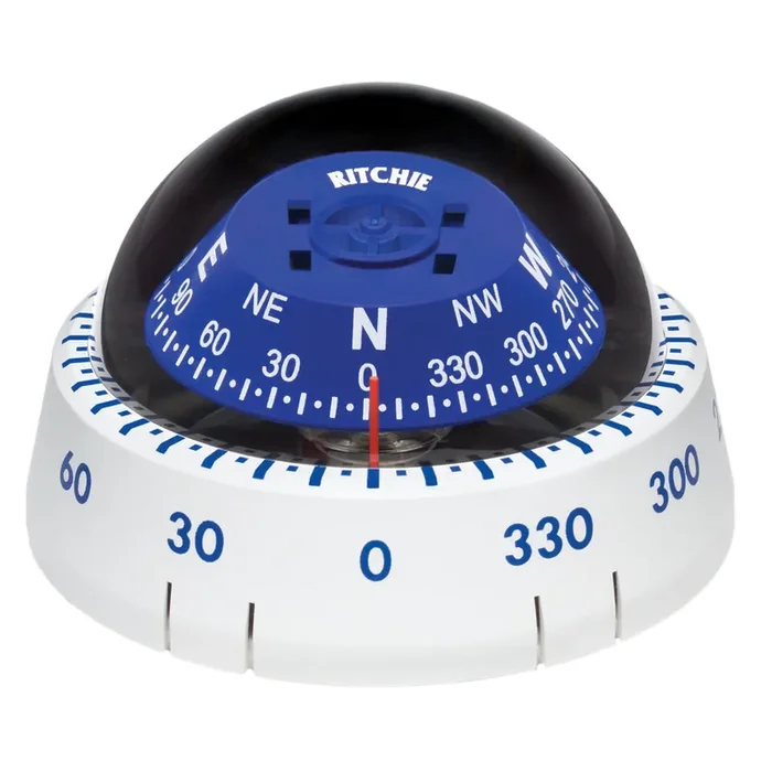 Ritchie XP-99W Kayaker Compass – Surface Mount – White