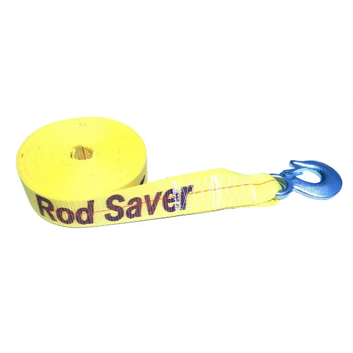 Rod Saver Heavy-Duty Winch Strap Replacement – Yellow – 2″ x 20‘
