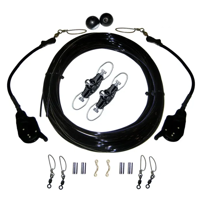 Rupp Single Rigging Kit W/Lok-Ups & Nok-Outs – 160‘ Black Mono