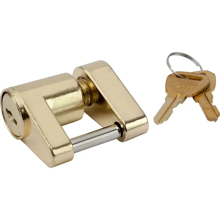 Sea-Dog Brass Plated Coupler Lock – 2 Piece