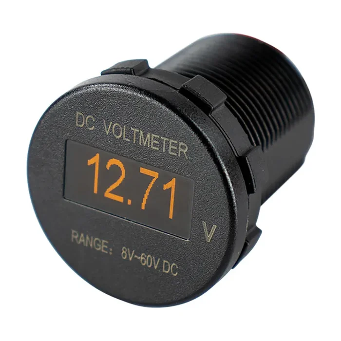 Sea-Dog OLED Voltmeter – Round