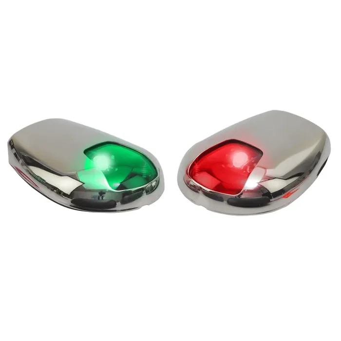 Sea-Dog Stainless Steel Side Mount LED Navigation Lights – 2 NM – Port & Starboard