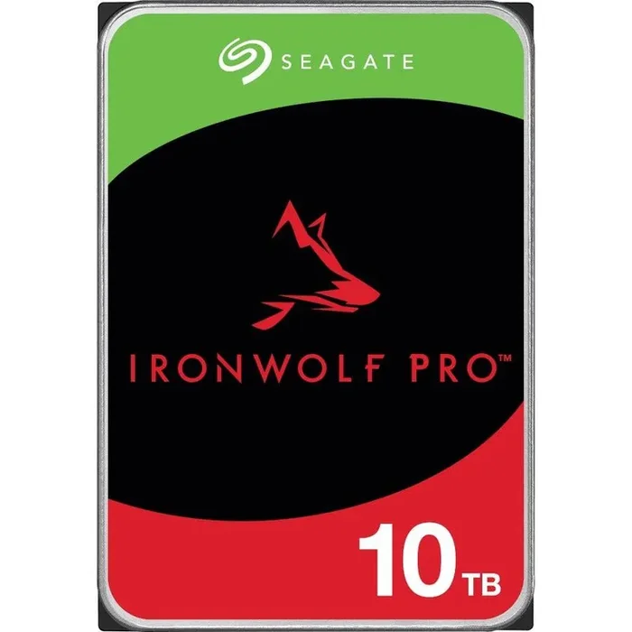 Seagate IronWolf Pro ST10000NT001 10 TB Hard Drive – 3.5″ Internal – SATA (SATA/600) – Conventional Magnetic Recording (CMR) Method