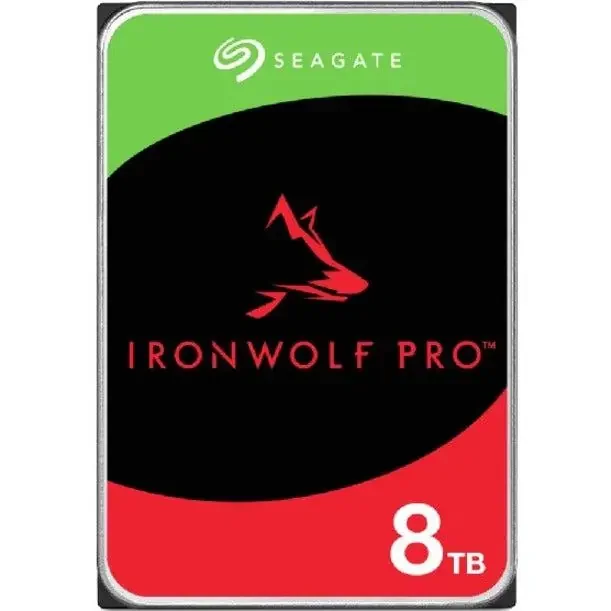 Seagate IronWolf Pro ST8000NT001 8 TB Hard Drive – 3.5″ Internal – SATA (SATA/600) – Conventional Magnetic Recording (CMR) Method