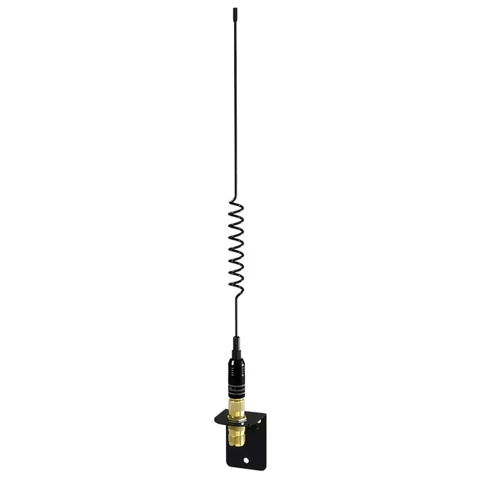 Shakespeare VHF 15in 5216 SS Black Whip Antenna – Bracket Included