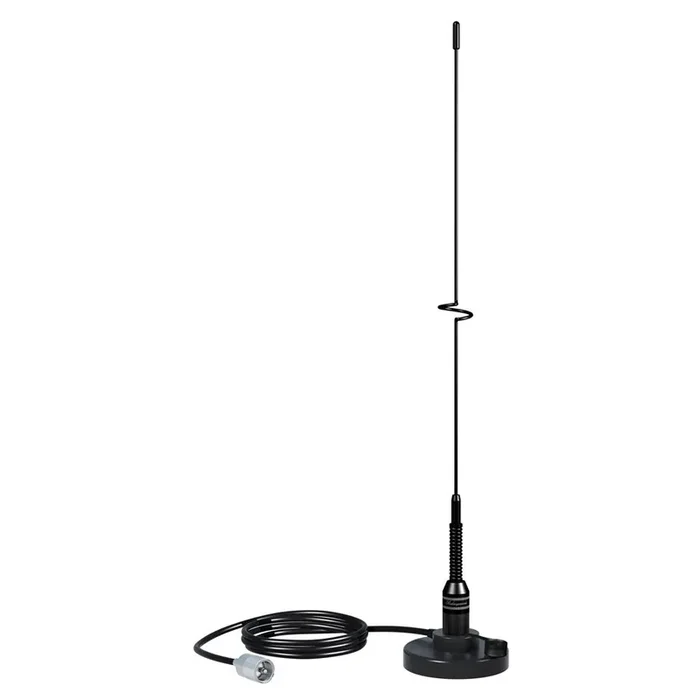Shakespeare VHF 19″ 5218 Black SS Whip Antenna – Magnetic Mount