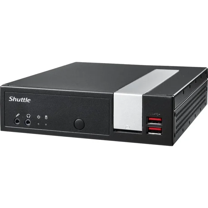Shuttle XPC slim DL20NV2 Barebone System – Slim PC – Socket BGA-1338 – 1 x Processor Support – Intel Celeron N4505 2 GHz Dual-core (2 Core)