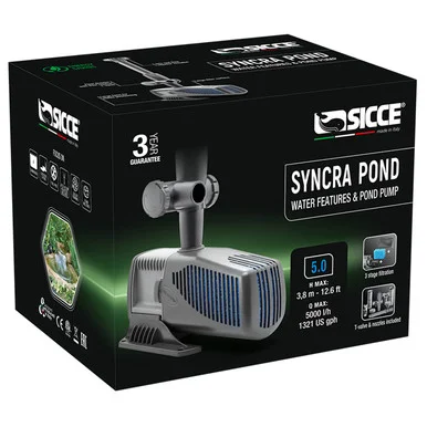 Sicce SyncraPond 5.0 Pond Pump with Fountain – 1321gph
