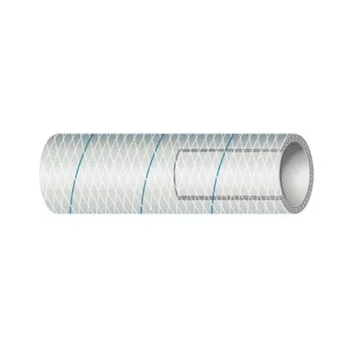 Sierra Clear White PVC Tubing Polyester Reinforced 1/2″