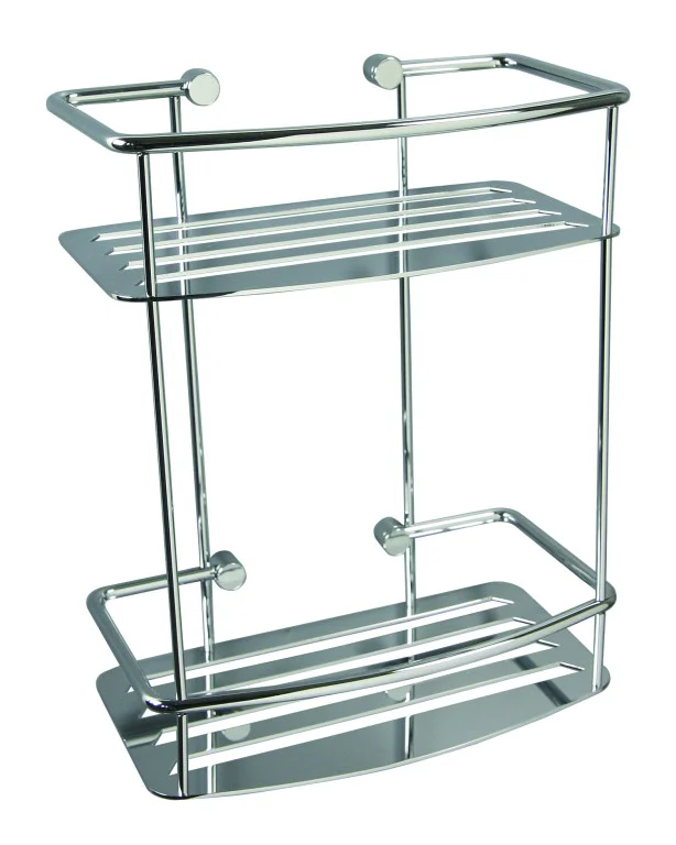 Signature 2 Tier Shower Shelf D Shaped