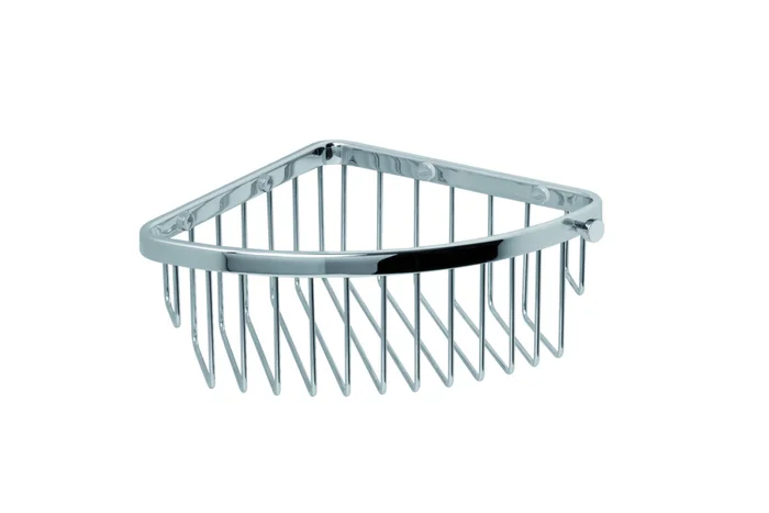 Signature Corner Basket – Chrome