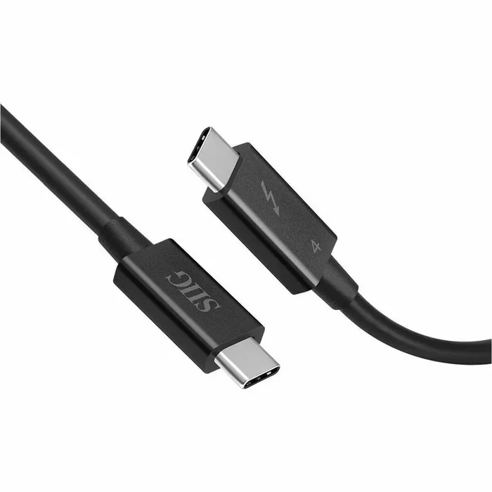 SIIG Thunderbolt 4 Cable 2.3ft (0.7M) – 8K@60Hz Display – 40Gbps Data Transfer – Up to