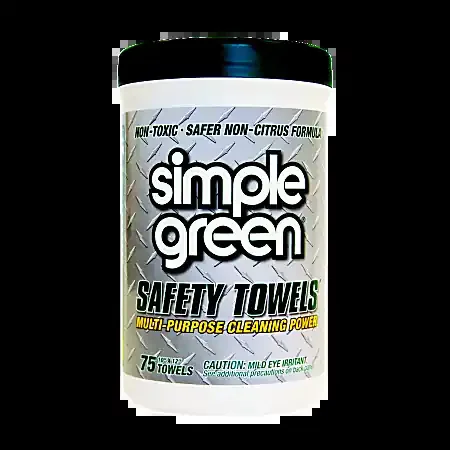 Simple Green® Multipurpose Safety Towels, Box Of 75