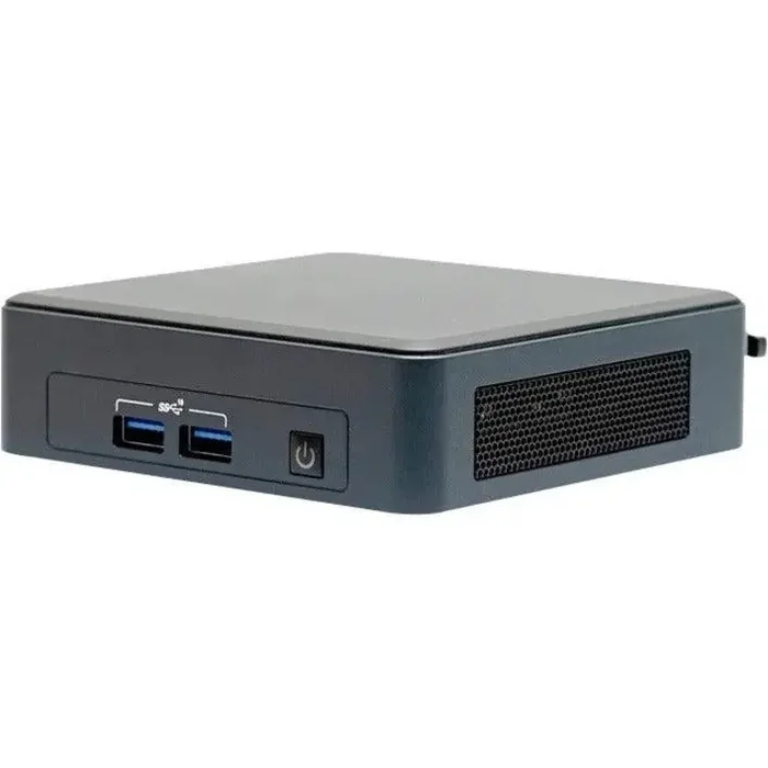 SimplyNUC Tiger Canyon NUC11TNKi3 Desktop Computer – Intel Core i3 11th Gen i3-1115G4 Dual-core (2 Core) 1.70 GHz – 4 GB RAM DDR4 SDRAM – 256 GB M.2 PCI Express SSD – Slim PC