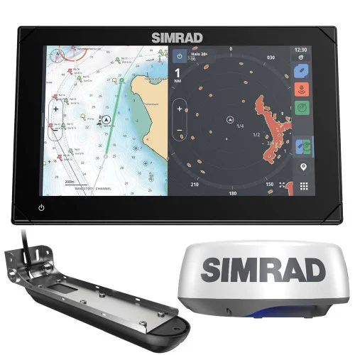 Simrad NSX 3009 Radar Bundle – HALO20+ Radar Dome Active Imaging 3-in-1 Transducer