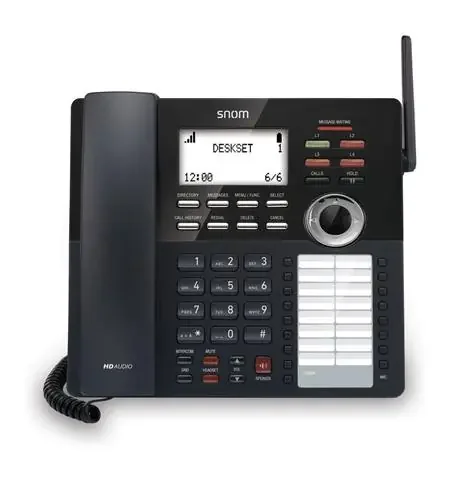 SIP DECT 4-Line Deskset SNO-M18-KLE
