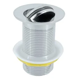 Slotted Flip Over Plug Basin Waste 1 1/4″ – Chrome