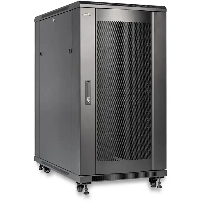 SolidRack R3110 Premium 22U Rack Enclosure Cabinet – 4-Post Adjustable Depth (6″ to