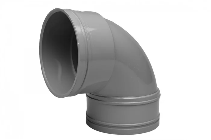 Solvent Soil 92° Double Socket Bend 110mm Olive Grey