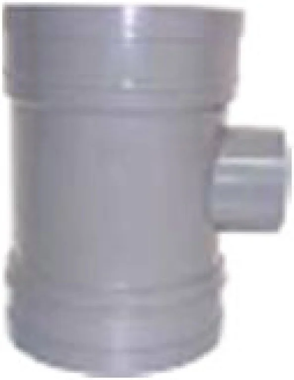 Solvent Soil Double Socket Boss Pipe Connector 110mm x 50mm Black