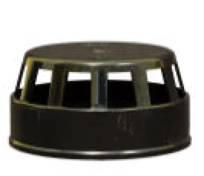 Solvent Soil Vent Terminal 110mm Black