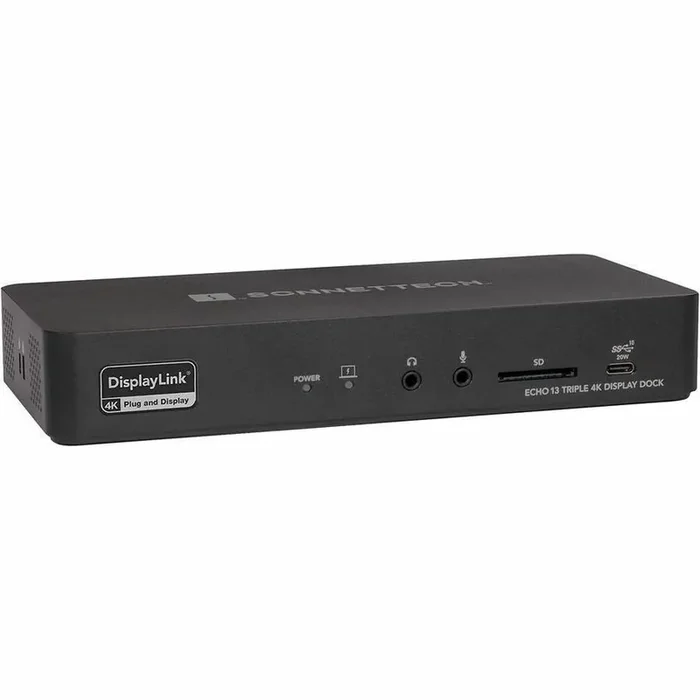 Sonnet Echo 13 Triple 4K Display Dock – for Notebook/Desktop PC/Monitor/Smartphone/Printer