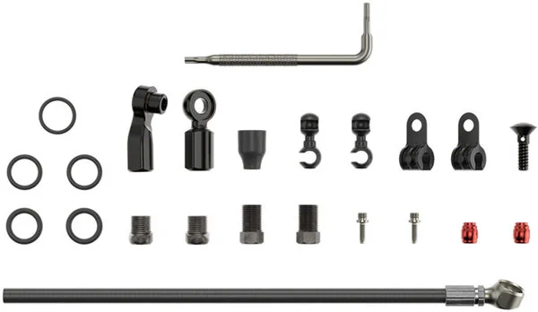 SRAM Disc Brake Hose Kit – Flat Mount, Beveled Banjo, 2000mm