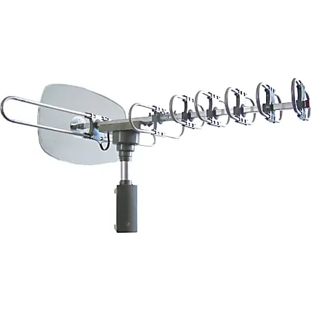 Supersonic 360º HDTV Digital Amplified TV Motorized Rotating Antenna – Upto 120 Mile – 47 MHz to 860 MHz – 28 dB – Satellite HDTV, Radio Communication