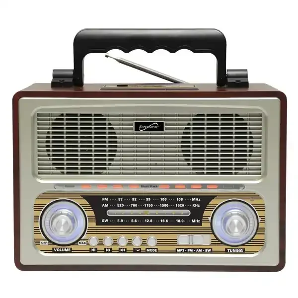 Supersonic SC-1198BT Multi-Function Bluetooth Speaker with Rechargeable Battery