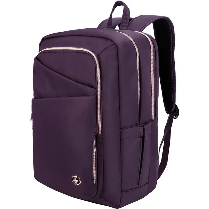 Swissdigital Design KATY ROSE F SD1006F-46 Carrying Case (Backpack) for 15.6″ to 16″ Apple, Amazon iPhone iPad Notebook, MacBook Pro – Purple