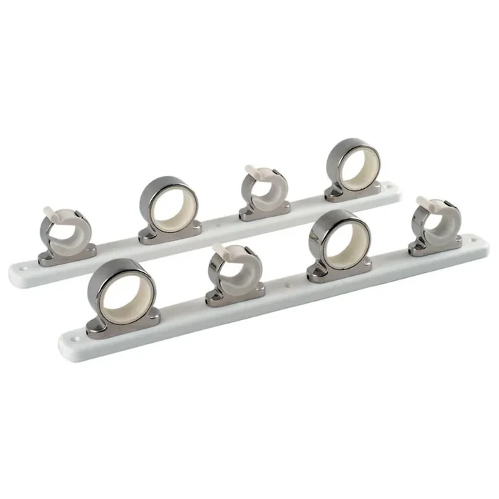 TACO 4-Rod Hanger w/Poly Rack – Polished Stainless Steel